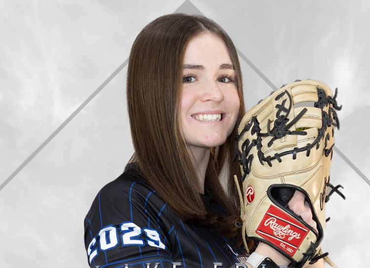 Mary Sue Sittema in her Lake Erie Vengeance jersey